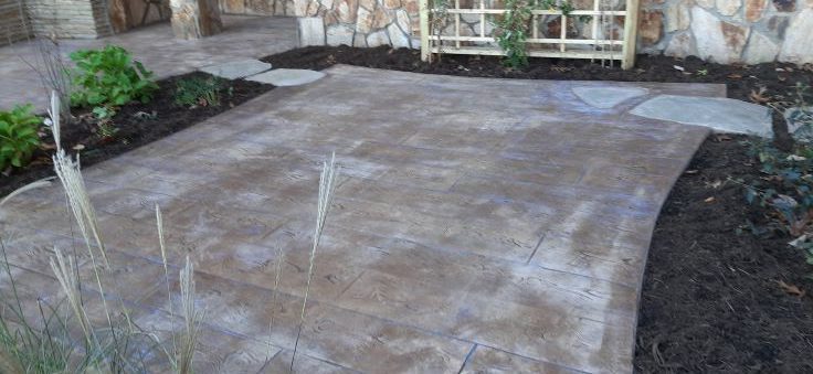 stamped concrete